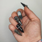 Press on nails - Bijoux croix Moonyx