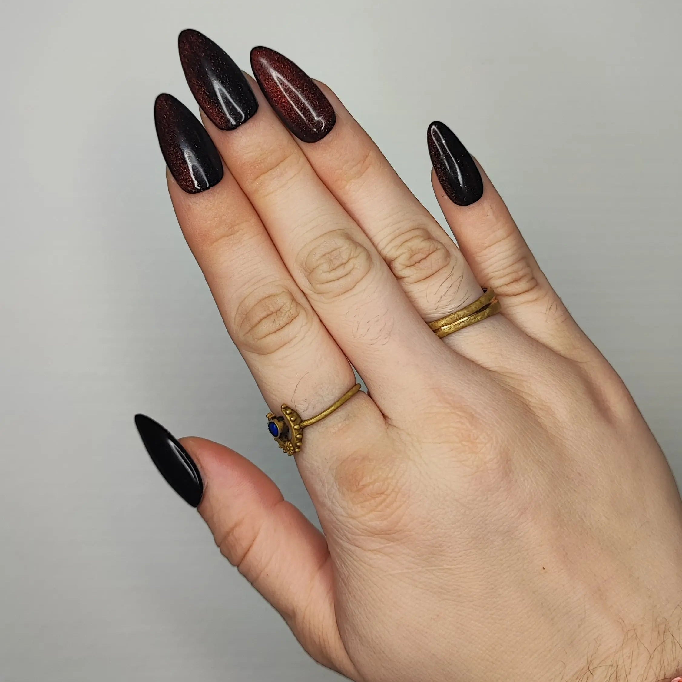 Press on nails - cat eye cider Moonyx