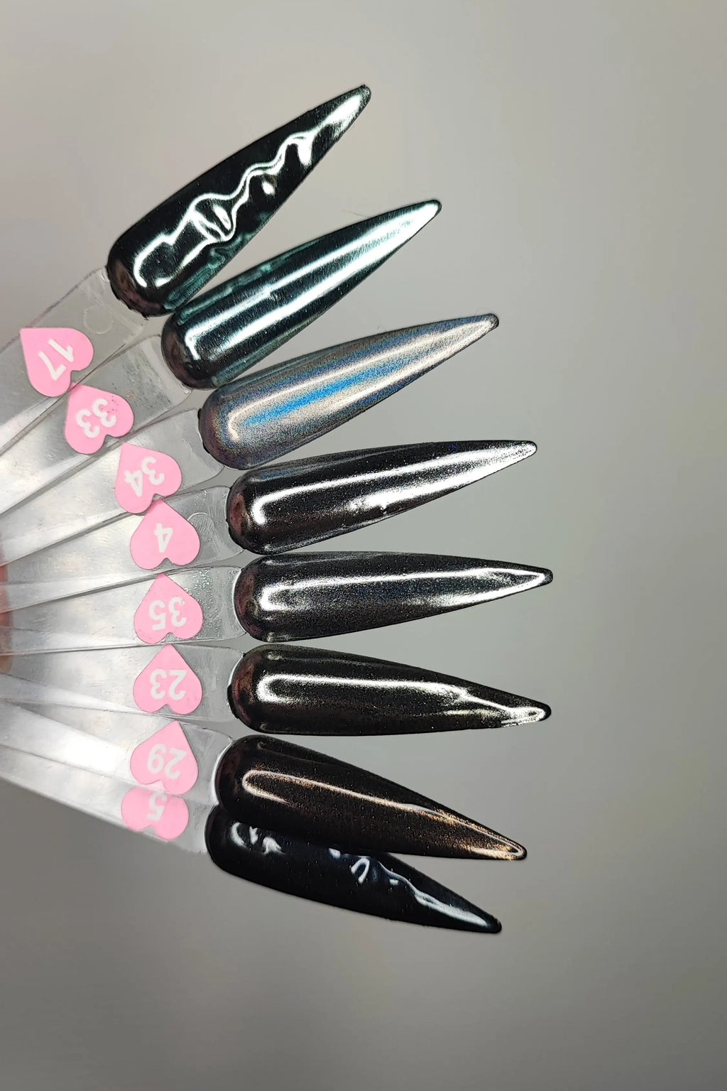 Press on nails - Chrome Moonyx