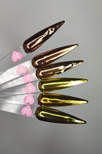 Press on nails - Chrome Moonyx