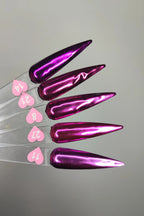 Press on nails - Chrome Moonyx