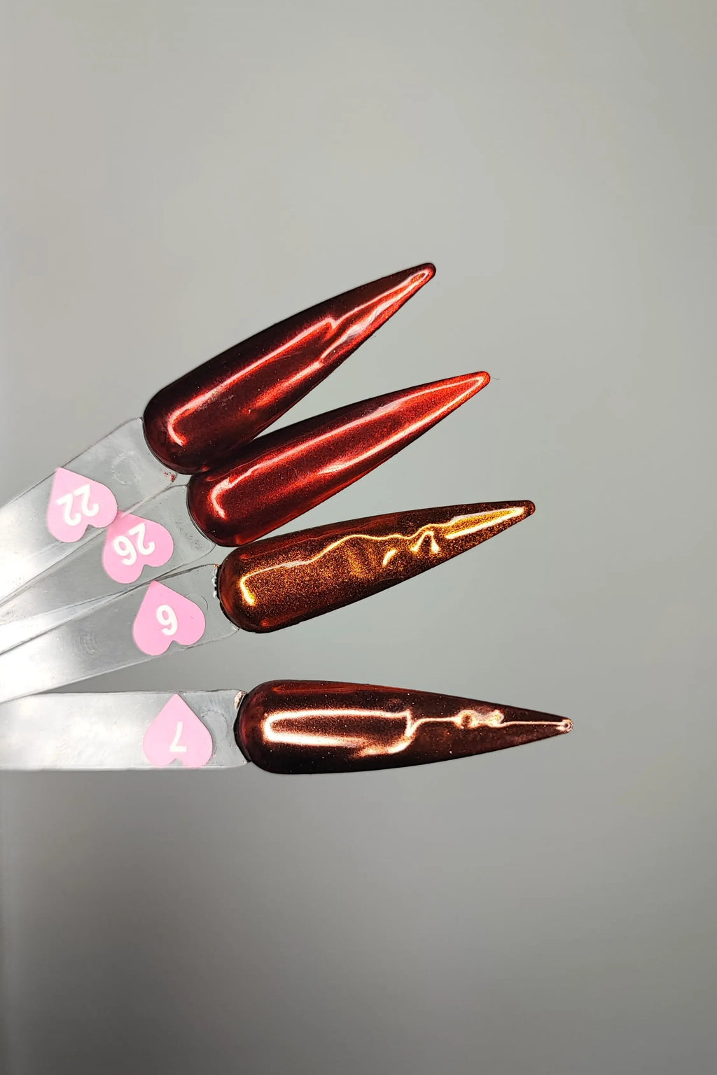 Press on nails - Chrome Moonyx