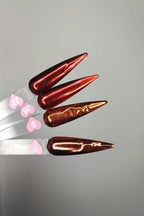 Press on nails - Chrome Moonyx