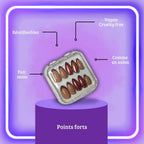 Press on nails - Chrome frenchie ByMoonyx